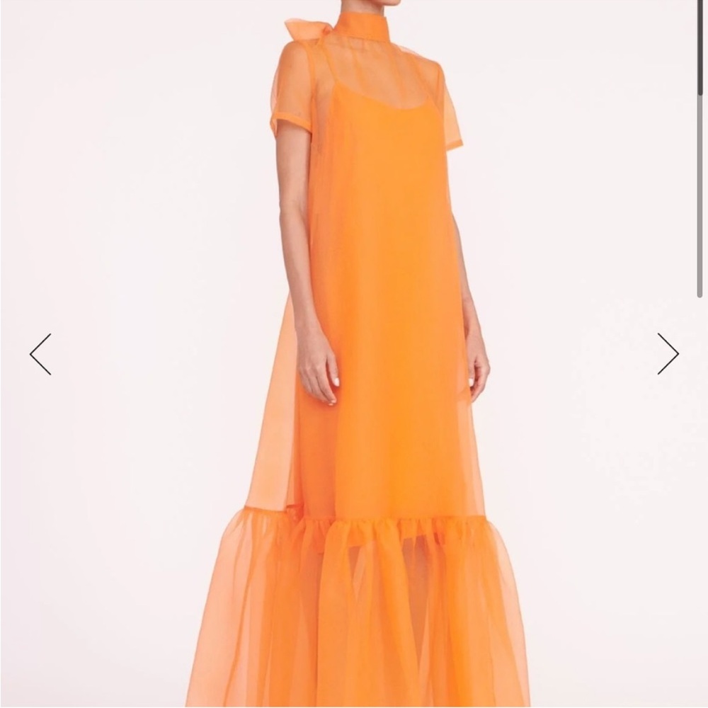 ISO STAUD Orange Calluna Maxi Dress